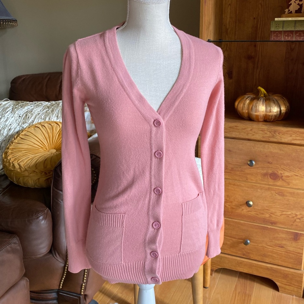 Mossimo Supply Co. Light Pink Cardigan